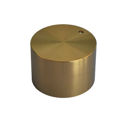 Golden Color Metal Potentiometer Knobs For Potentiometer Shaft Type Knurled Or D Type