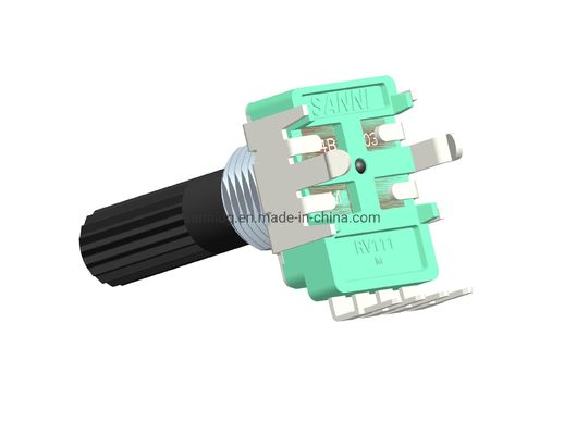 Insulation Resistance 100MΩ Min Rotary Potentiometer PCB Lug Terminal Type Plastic Metal