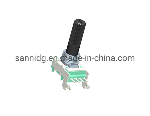 500VAC Dielectric Strength Rotary Electrical Potentiometer for Performance in Through Hole Mounting