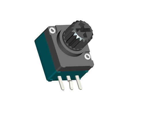 Through Hole DIP Mount Rotary Potentiometer Plastic and Metal Design Offering 100MΩ Min Insulation Resistance for Performance