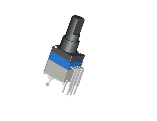 Single Gang Rotary Electrical Potentiometer Offering Resistance Range 300Ω to 3MΩ Designed for Electronic Circuit Tuning