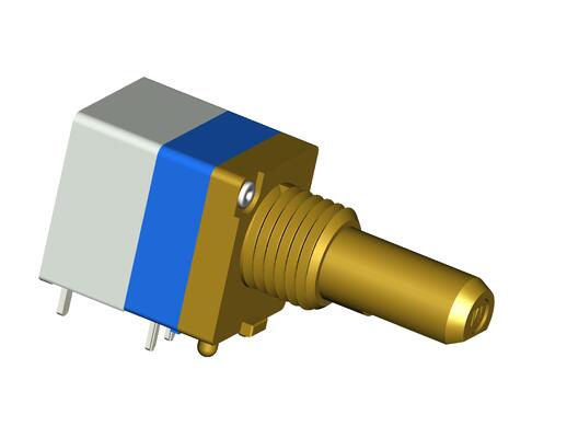 Through Hole/DIP Mount Rotary Voltage Divider Potentiometer with 6mm-20mm Normal Shaft Length