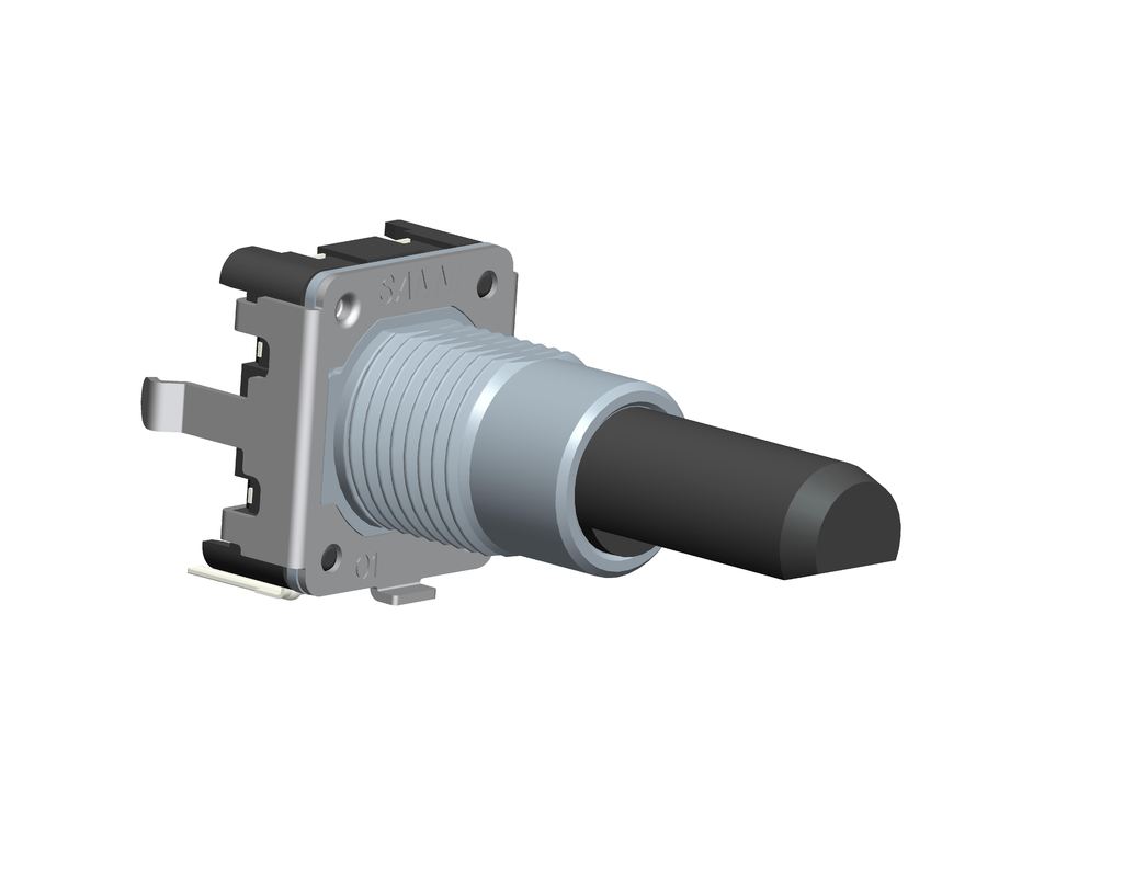 Knurled Shaft Rotary Potentiometer for Wide Applications ±20% Resistance Tolerance 500VAC Dielectric Strength