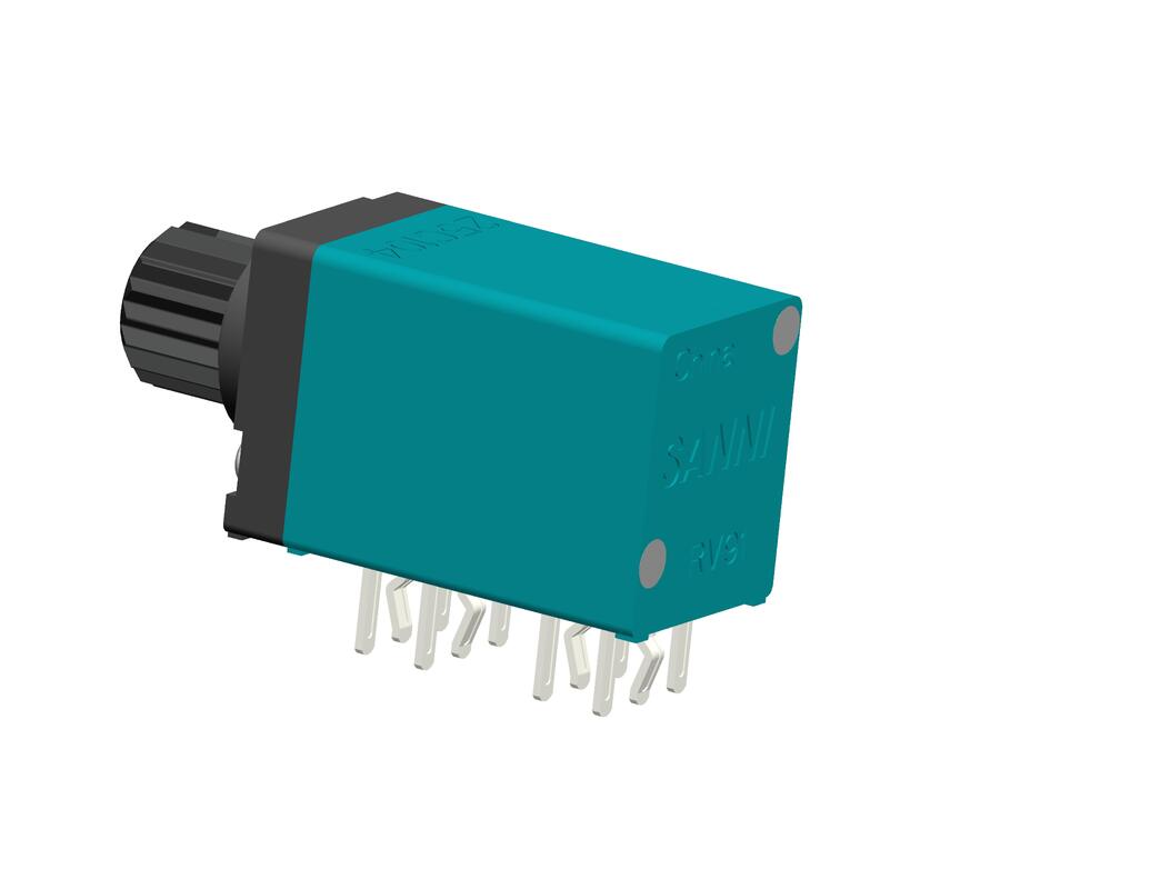 Knurled Shaft Rotary Potentiometer for Wide Applications ±20% Resistance Tolerance 500VAC Dielectric Strength